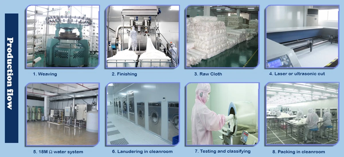 Cleanroom Wiper Roll process Cleanroom Wiper Roll process